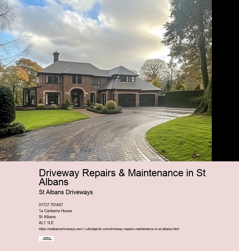 Driveway Repairs & Maintenance in St Albans